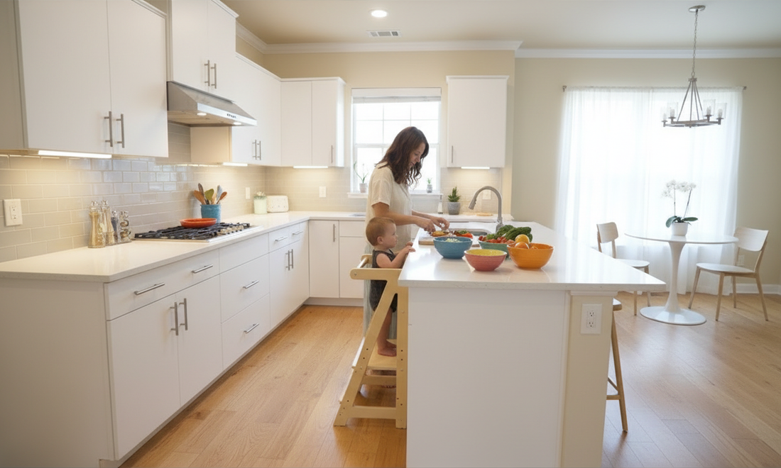 Boost Toddler Independence with Damoch Family Stools
