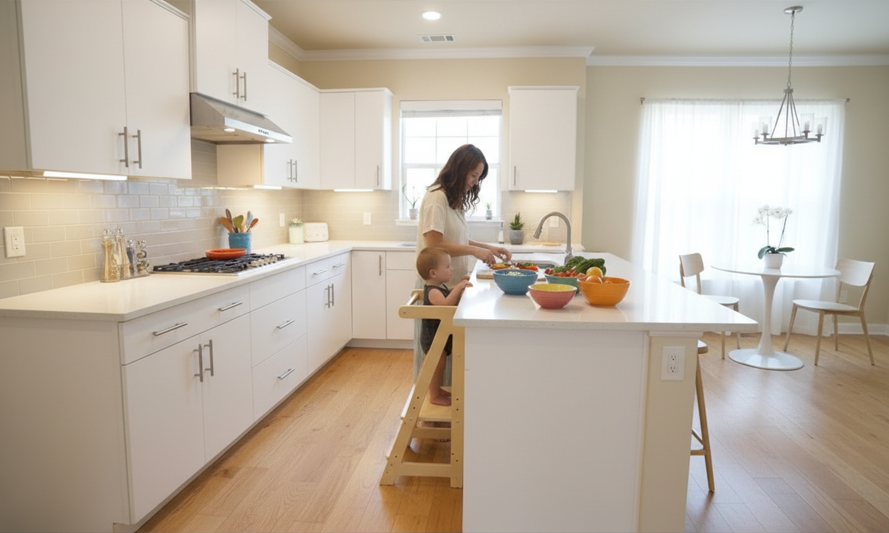 Boost Toddler Independence with Damoch Family Stools