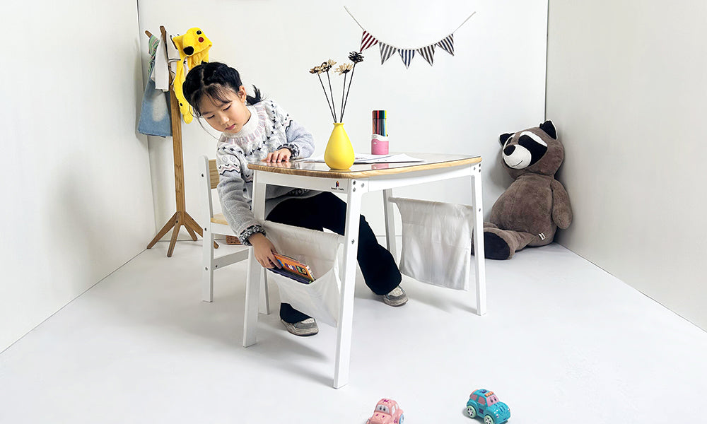 Children Table and Chair Set That Doubles as a Play Table