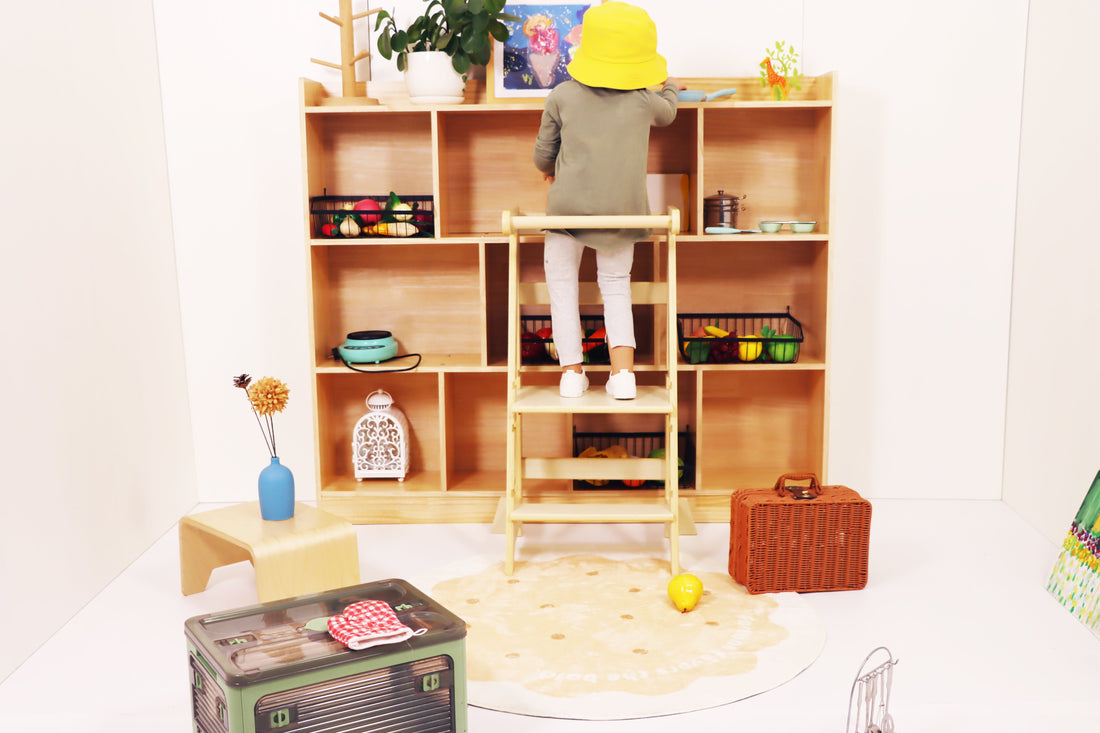 Building Confidence at Counter Height with a Kitchen Tower