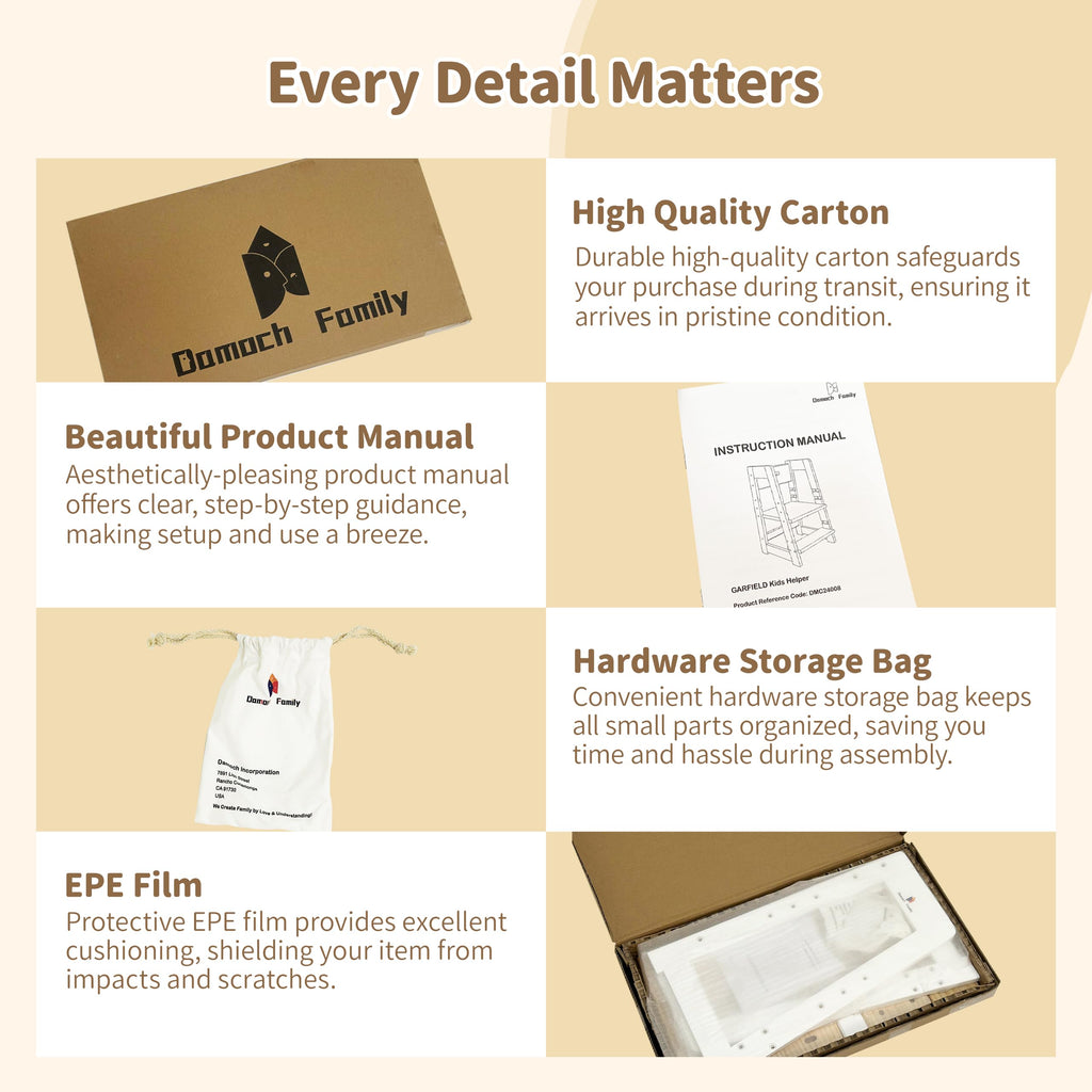 Damoch Family® 2-in-1 Premium Toddler Weaning Chair & Step Stool - Kids Portable Stool for Bathroom Training and Kitchen Learning | Reach/CPSC/CPC Certified | Multi-Functional Kids Furniture (18mo+) - Damoch Family