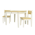 Montessori kids table and chairs set for dining and learning