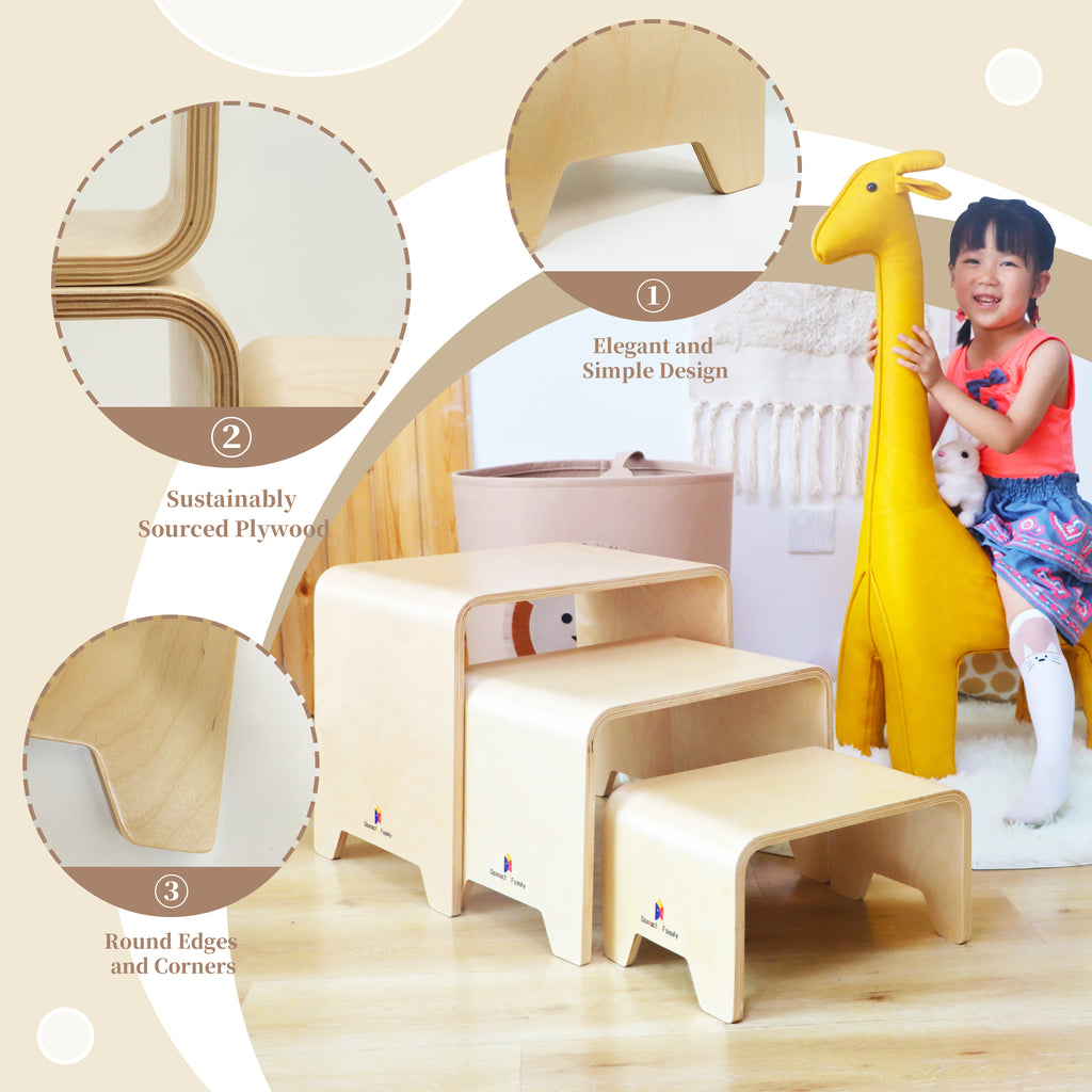 Timeless bentwood set growing with child through years